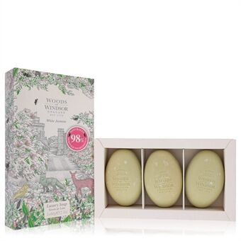 White Jasmine by Woods of Windsor - Three 62 ml Luxury Soaps 62 ml - voor vrouwen