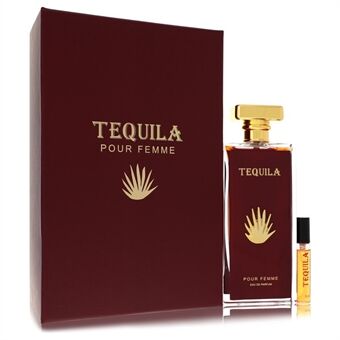 Tequila Pour Femme Red by Tequila Perfumes - Eau De Parfum Spray + Free .17 oz Mini EDP Spray 100 ml - voor vrouwen