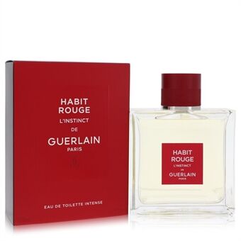 Habit Rouge L\'instinct by Guerlain - Eau De Toilette Intense Spray 100 ml - voor mannen