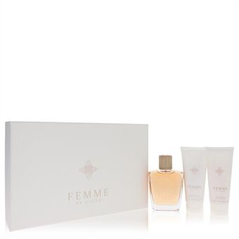 Usher Femme by Usher - Gift Set -- 3.4 oz Eau De Parfum Spray + 3.4 oz Body Lotion + 3.4 oz Shower Gel - voor vrouwen