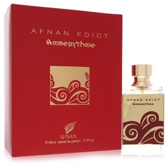 Afnan Edict Amberythme by Afnan - Extrait De Parfum Spray (Unisex) 80 ml - voor vrouwen