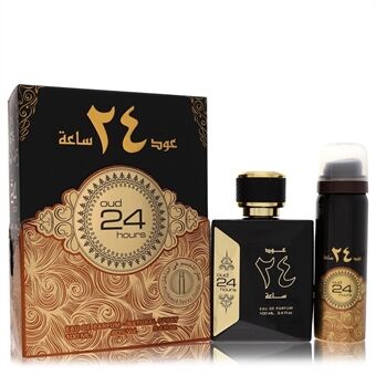 Ard Al Zaafaran Oud 24 Hours by Al Zaafaran - Eau De Parfum Spray + 1.7oz Perfumed Spray (Unisex) 100 ml - voor mannen