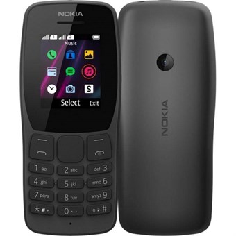 Nokia 110 Dual SIM - Zwart