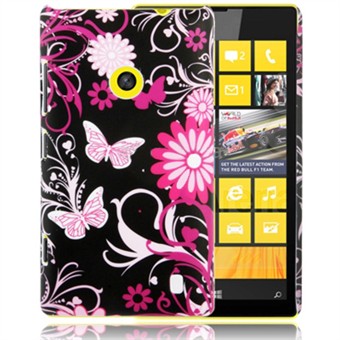 Motief Plastic Cover Lumia 520 (Vlinders)