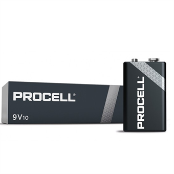 Duracell Procell E / 9V batterijen - 10 st.