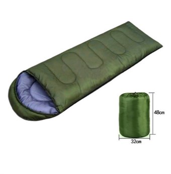 Slaapzak 220 cm - Militair groen - Echte soldatenkleur