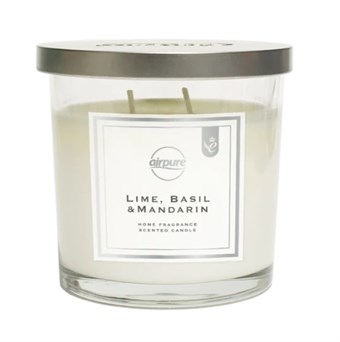 Airpure - Twin Wick Candle - Lime Basil & Mandarin - 325 ml