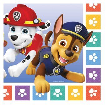 Paw Patrol servetten, 18 st.