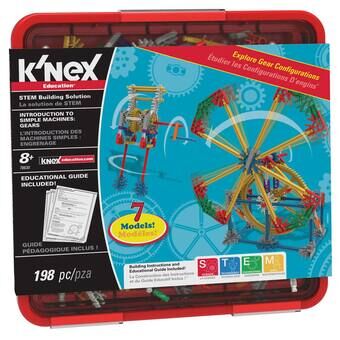 K\'Nex Bouwset Intro tot Eenvoudige Machines Tandwielen, 198dlg.