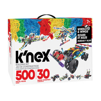 K\'Nex Bouwset Vleugels & Wielen 30 Modellen, 500st.