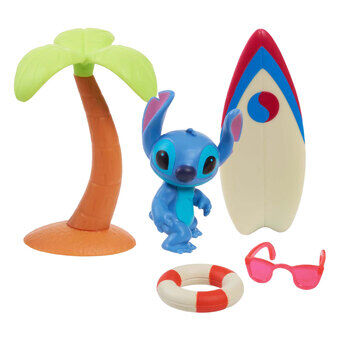 Stitch Speelfiguur met Surfplank Speelset, 5dlg.