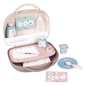 Smoby Baby Nurse Verzorgingsset, 8 stuks.