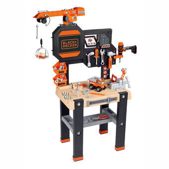 Smoby Black & Decker Speelgoedwerkbank met Kraan, 94dlg.