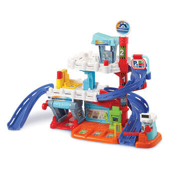 VTech toet toet auto\'s - garage met teddybeer trailer