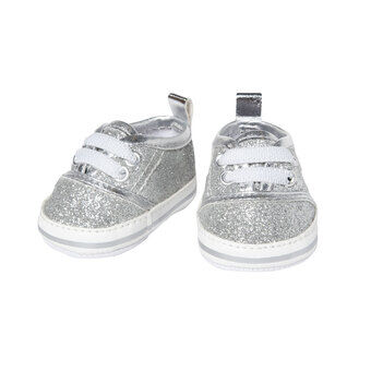 Pop sneakers Glitter Zilver, 38-45 cm