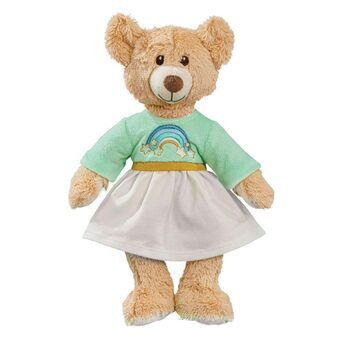 Knuffel pluche "teddy regenboog", 42cm