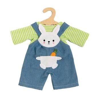 Poppenbroek met gestreept overhemd bunny lou, 35-45 cm