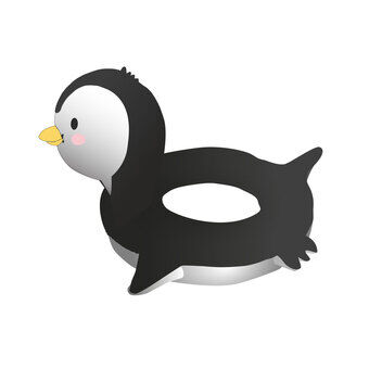 Opblaasbare zwemring Pinguïn, 35-45 cm.