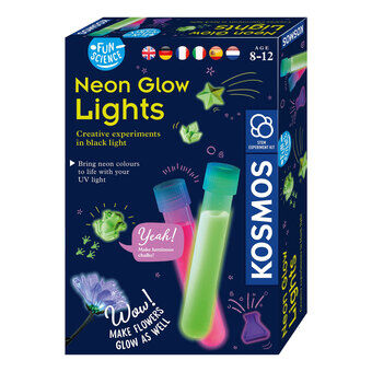 Kosmos neon glow-experimenten
