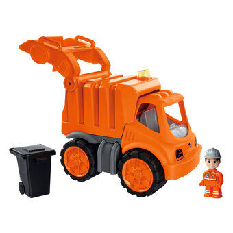 Stor power worker midi vuilniswagen met figuur