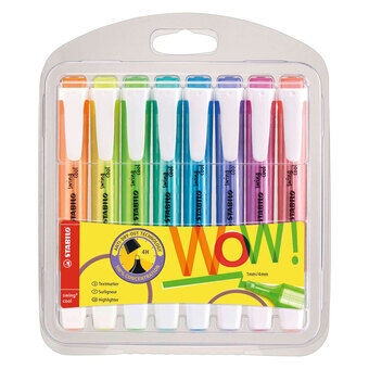 STABILO swing cool - Highlighter - Set Met 8 Stuks