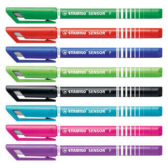 STABILO SENSOR - Fineliner 0,3 mm - Set Met 8 Stuks