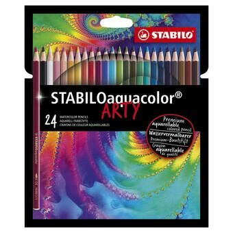 STABILO Aquacolor Kleurpotloden ARTY, 24 stuks.