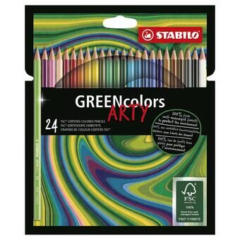 STABILO GREENcolors - Kleurpotloden - ARTY - Set van 24 Stuks