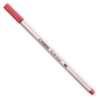 Stabilo pen 68 brush 47 - roest rood