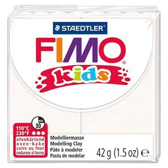 FIMO Kindermodeleerklei wit, 42gr