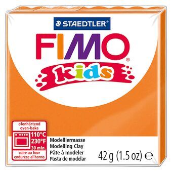 Fimo kinderboetseerklei, oranje, 42 gr