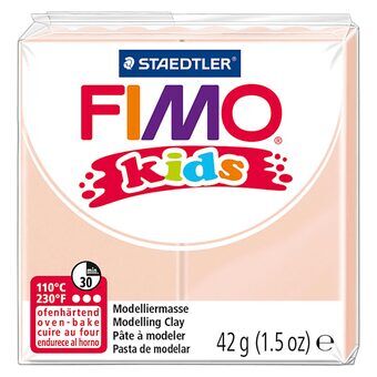 Fimo Kids boetseerklei lichtbeige, 42gr