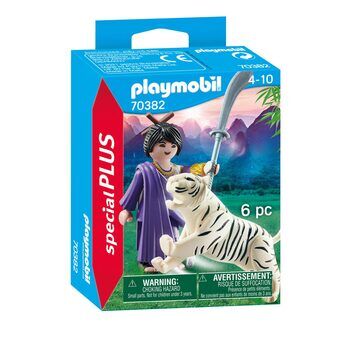 PLAYMOBIL specials Aziatische vechter met tijger - 70382