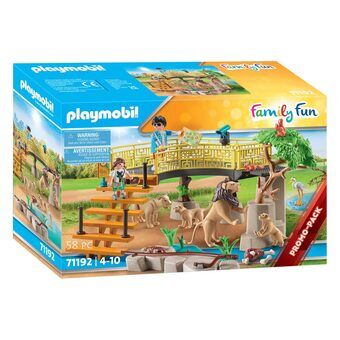 PLAYMOBIL familie grappige leeuwen op het platteland - 71192