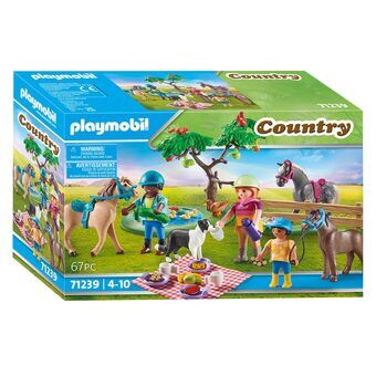 PLAYMOBIL land 71239 picknick excursie met paarden