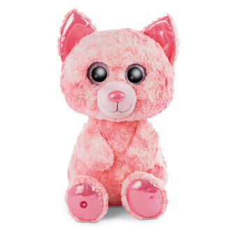 Nici glubschis pluche knuffelkat dreamie, 45 cm