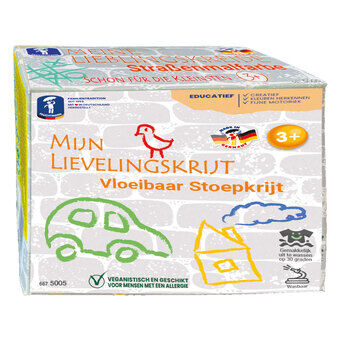 Mijn favoriete krijt - vloeibaar stoepkrijt, 4x100gr.