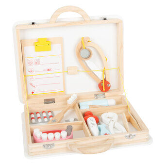 Small Foot - Houten Dokter en Tandarts 2in1 Set in Koffer