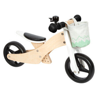 Small Foot - Houten Training Driewieler/Balanst Fiets 2in1 Salie