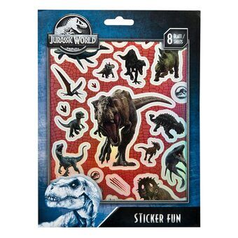 Undercover Jurassic World stickerset, 8 Ark