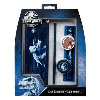 Undercover Jurassic World fancy schrijfset, 5-dlg.