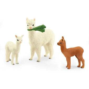 Schleich wilde alpaca familie 42544