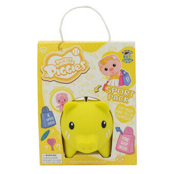 Pockey Money Piggies Speelfiguur met Spaarpot - Sports Pack