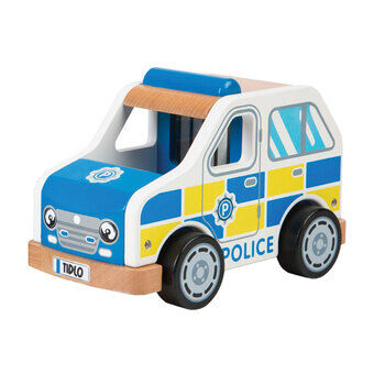 Houten politiewagen