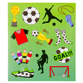 Sticker vel Voetbal