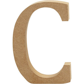 Letter c mdf 13cm, 1 st.