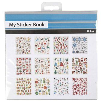 Stickerpakket Kerst, 12 Ark