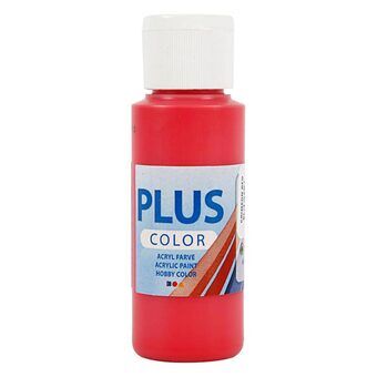 Plus colour acrylverf karmozijnrood, 60ml