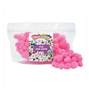 Coloraties - Pom Poms Roze, 100st.