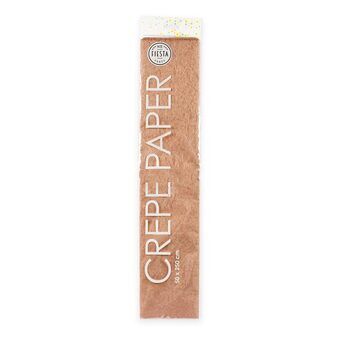 Crepepapier Rose Gold, 50x250 cm